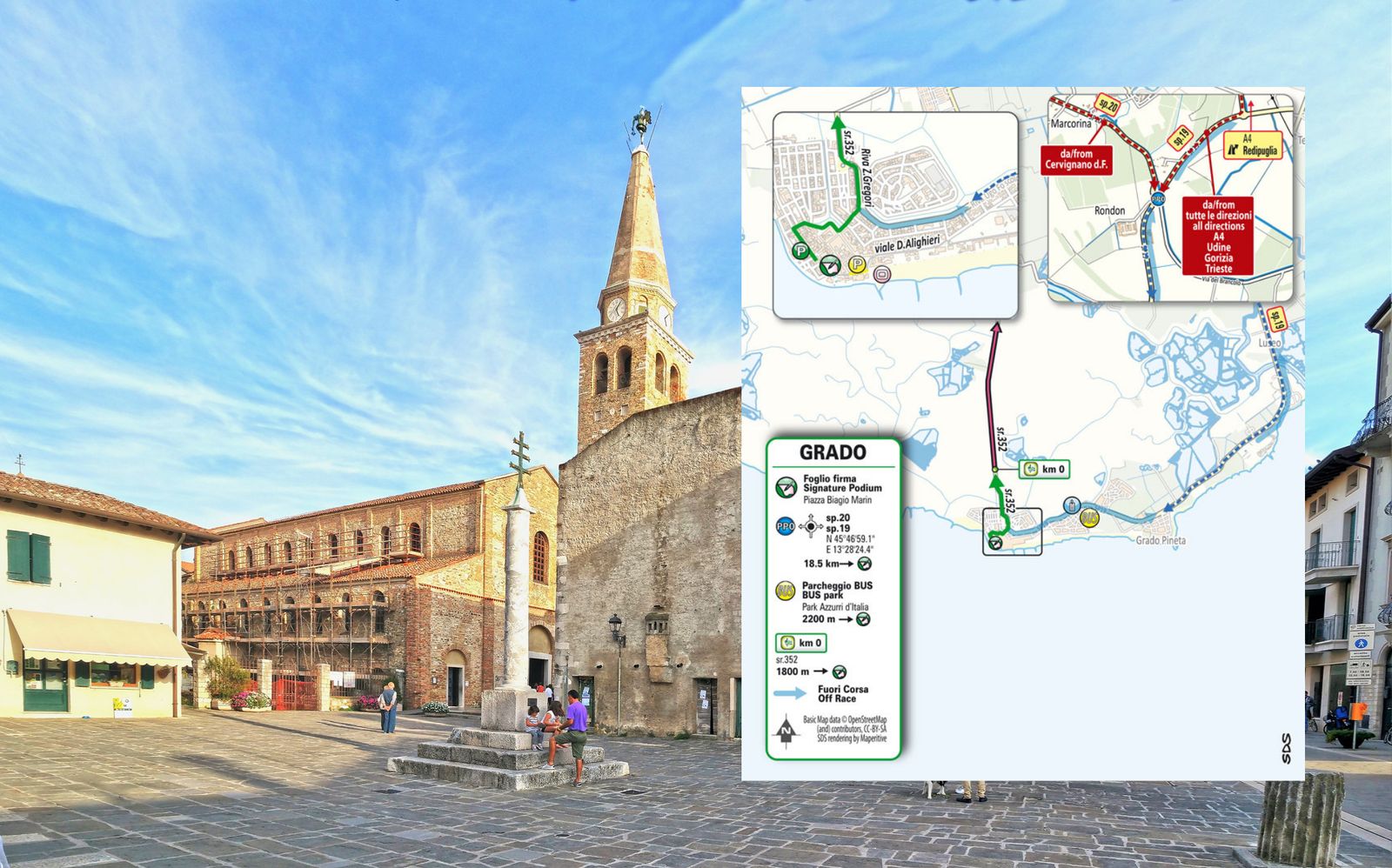 Immagine per Grado è pronta per il Giro d'Italia, scattano divieti e strade bloccate nel weekend